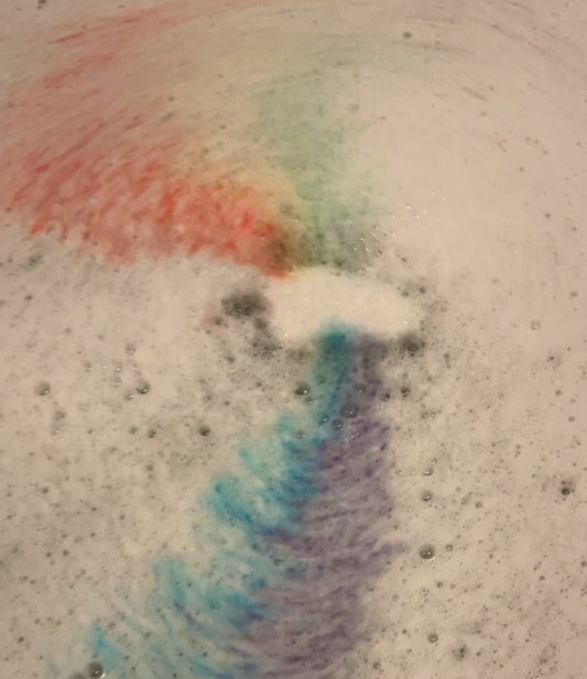 Rainbow Cloud Bath Bomb