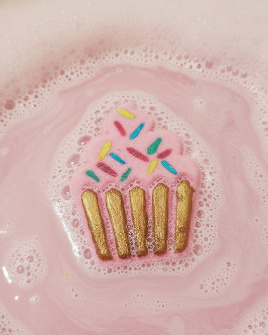 Birthday Cupcake Bath Bomb